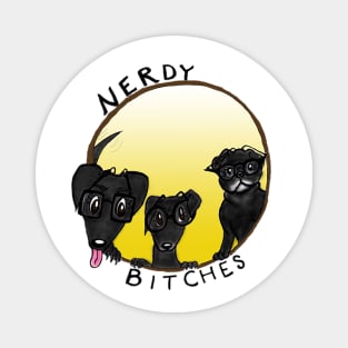 Nerdy Doggo Logo Magnet